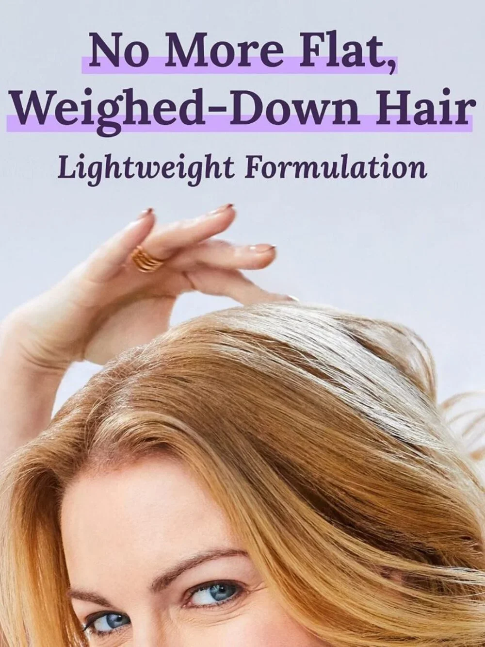 Volumizing Hair Mousse for Women - Thickening Anti-Frizz Foam for All Hair Types